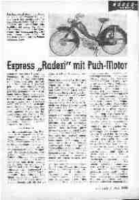 Express Radexi mit Puch Motor